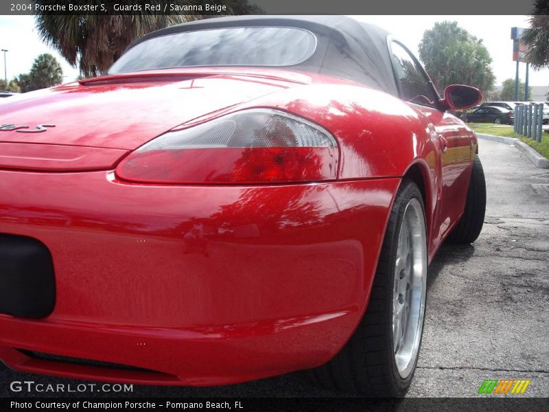 Guards Red / Savanna Beige 2004 Porsche Boxster S
