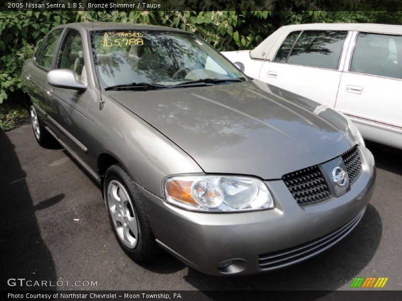 Bronze Shimmer / Taupe 2005 Nissan Sentra 1.8 S