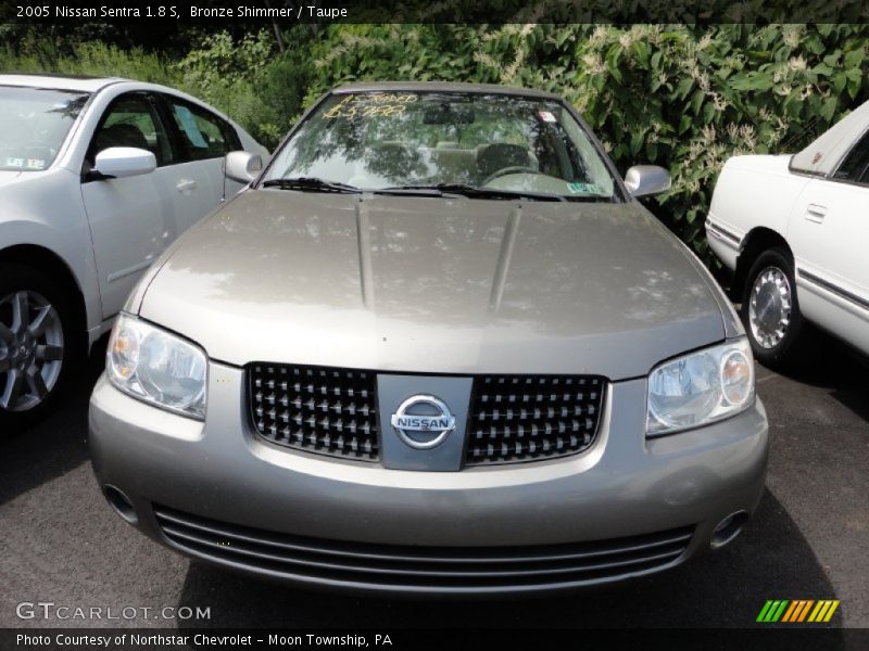 Bronze Shimmer / Taupe 2005 Nissan Sentra 1.8 S