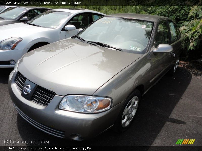 Bronze Shimmer / Taupe 2005 Nissan Sentra 1.8 S