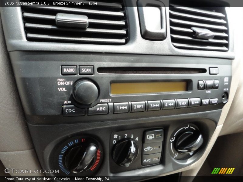 Bronze Shimmer / Taupe 2005 Nissan Sentra 1.8 S