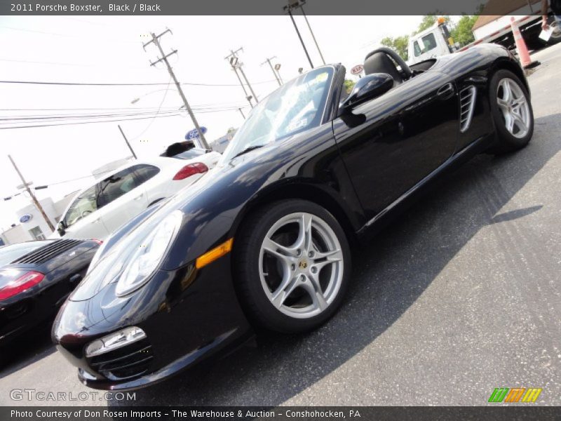 Black / Black 2011 Porsche Boxster