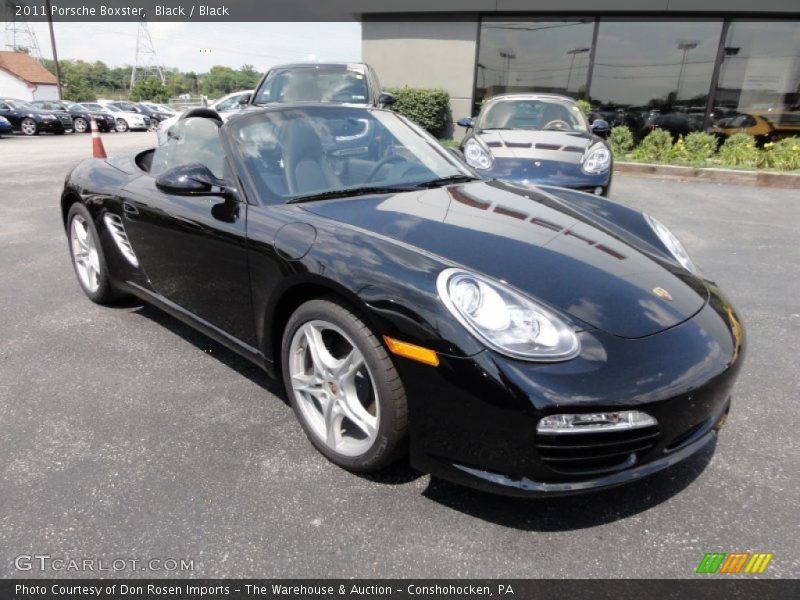 Black / Black 2011 Porsche Boxster