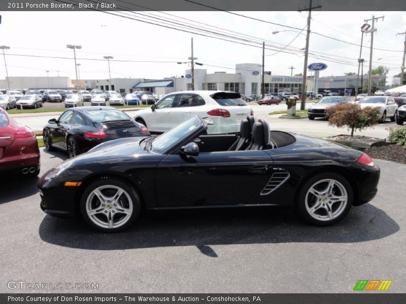 Black / Black 2011 Porsche Boxster