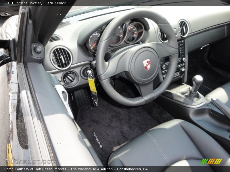 Black / Black 2011 Porsche Boxster