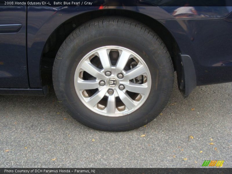Baltic Blue Pearl / Gray 2008 Honda Odyssey EX-L
