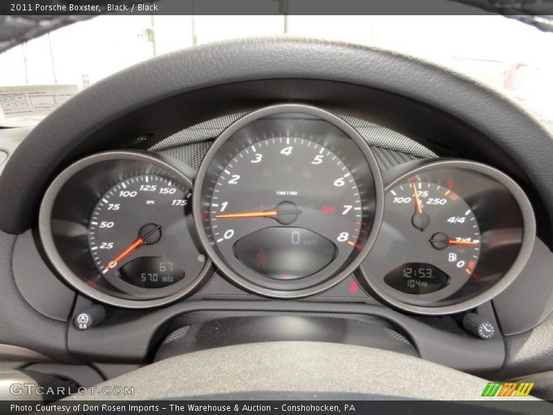 Black / Black 2011 Porsche Boxster