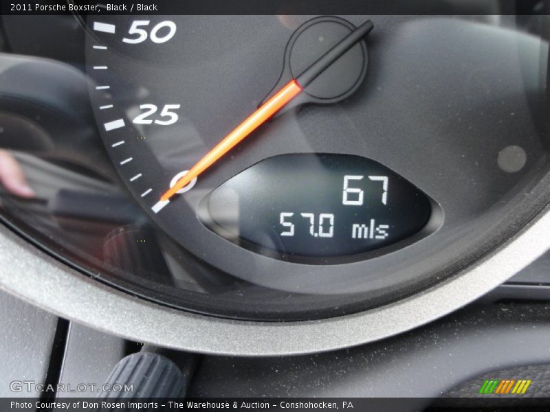 Black / Black 2011 Porsche Boxster