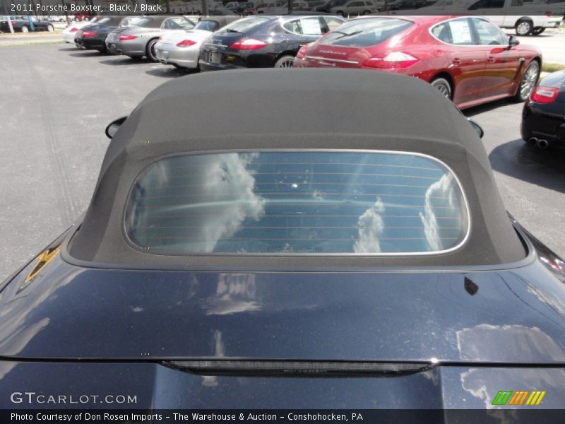 Black / Black 2011 Porsche Boxster