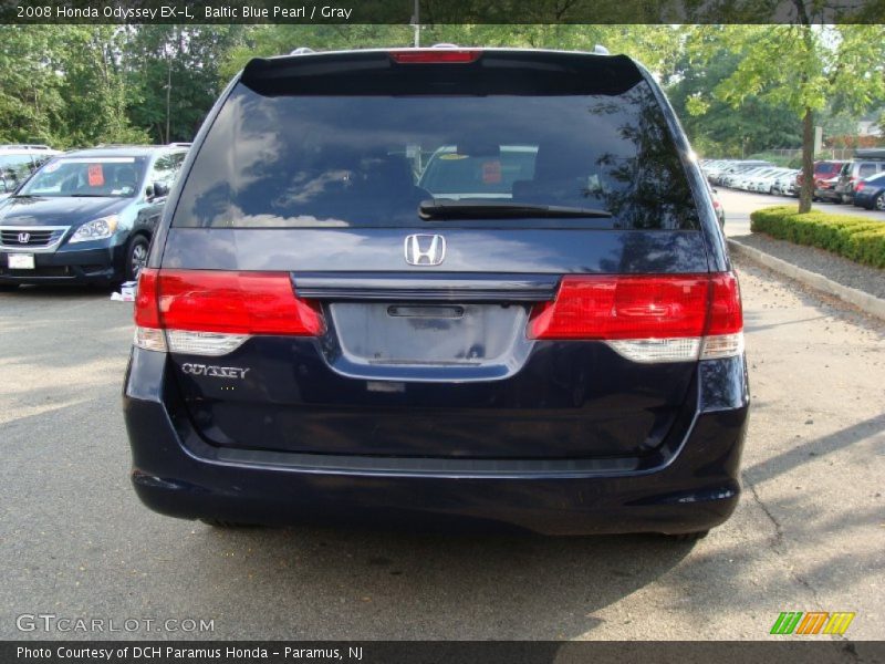 Baltic Blue Pearl / Gray 2008 Honda Odyssey EX-L