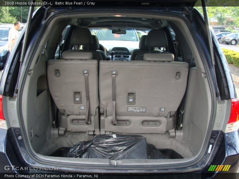 Baltic Blue Pearl / Gray 2008 Honda Odyssey EX-L