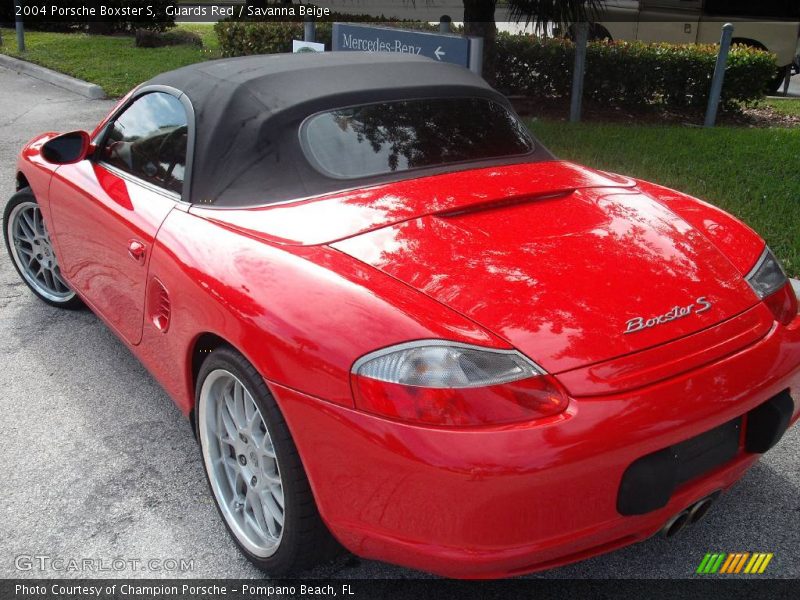 Guards Red / Savanna Beige 2004 Porsche Boxster S