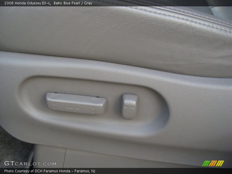 Baltic Blue Pearl / Gray 2008 Honda Odyssey EX-L