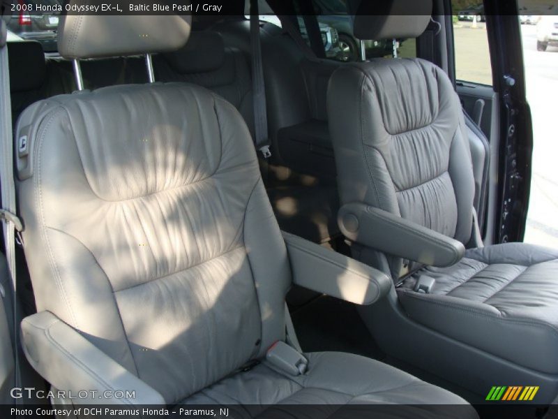 Baltic Blue Pearl / Gray 2008 Honda Odyssey EX-L