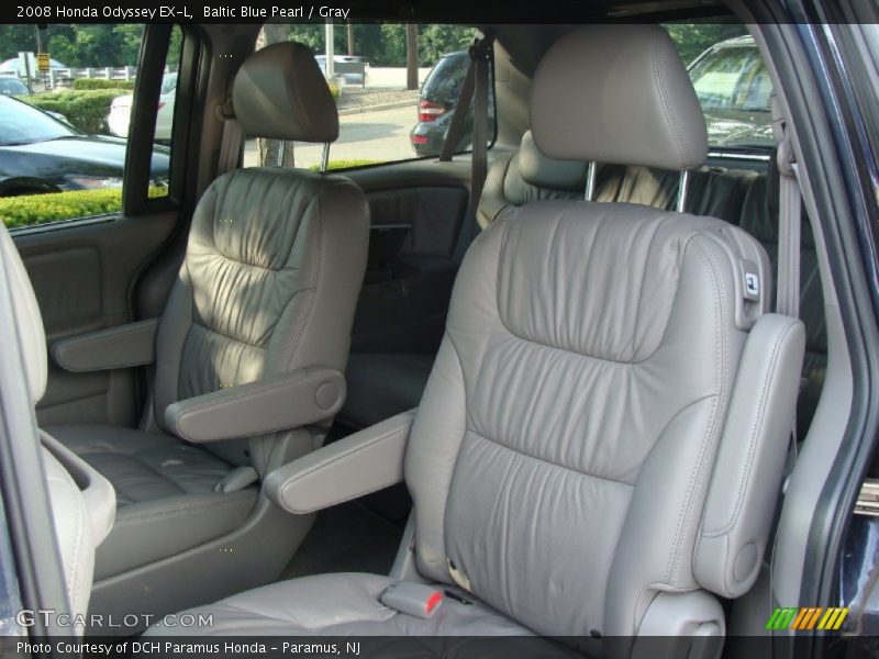 Baltic Blue Pearl / Gray 2008 Honda Odyssey EX-L