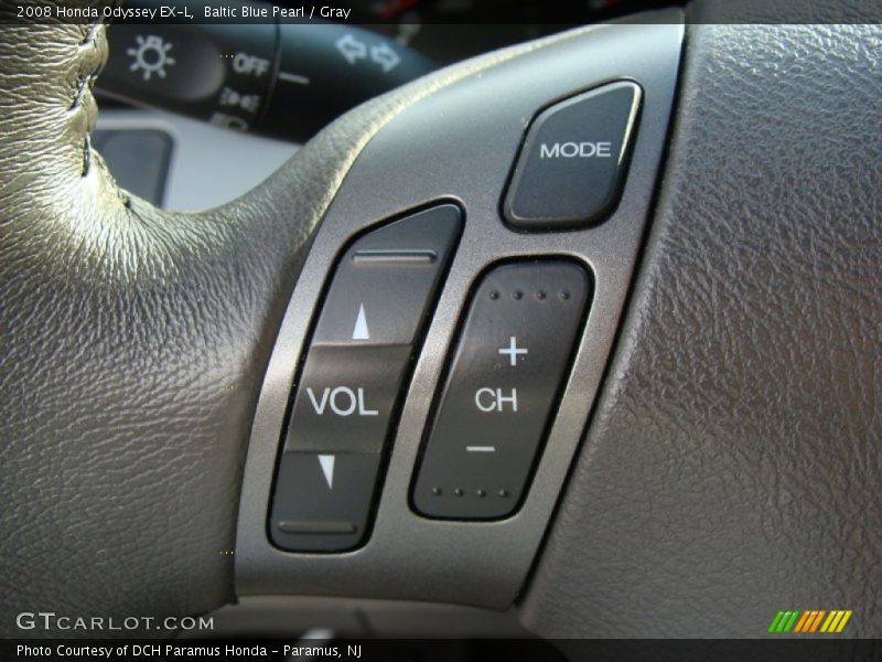 Baltic Blue Pearl / Gray 2008 Honda Odyssey EX-L