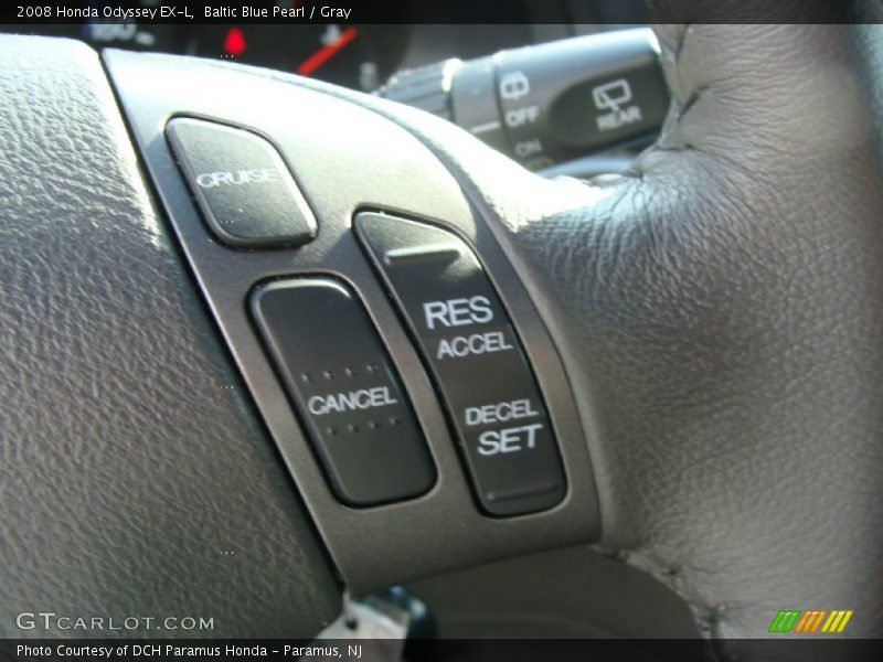 Baltic Blue Pearl / Gray 2008 Honda Odyssey EX-L