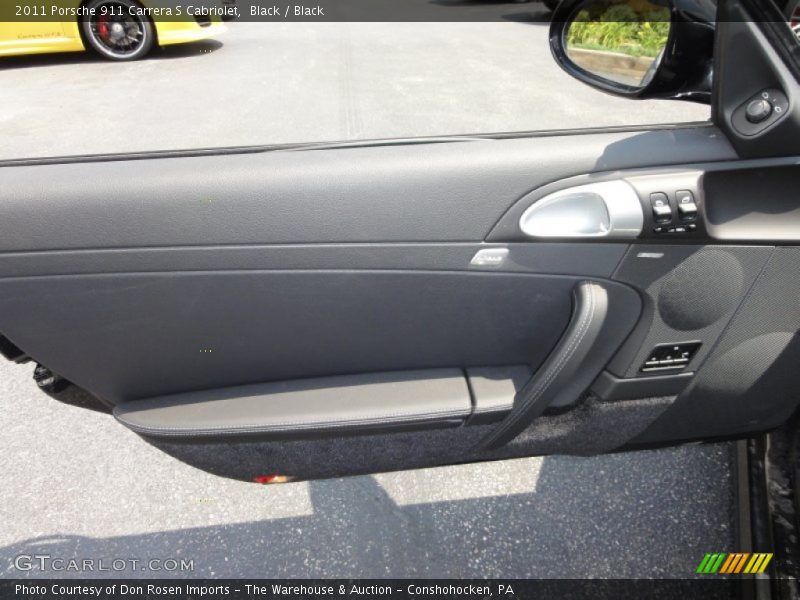 Black / Black 2011 Porsche 911 Carrera S Cabriolet