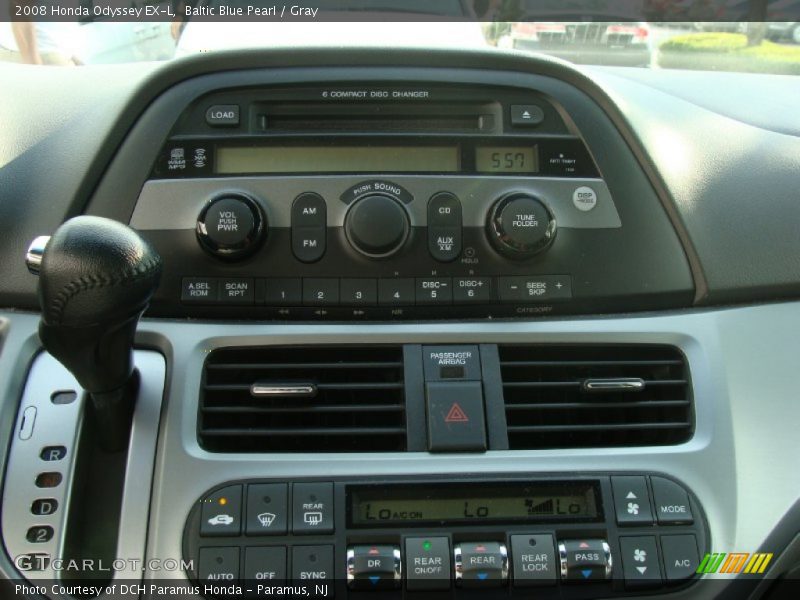 Baltic Blue Pearl / Gray 2008 Honda Odyssey EX-L