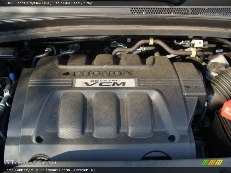 Baltic Blue Pearl / Gray 2008 Honda Odyssey EX-L