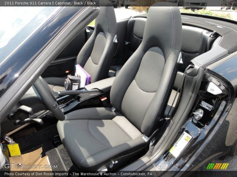 2011 911 Carrera S Cabriolet Black Interior