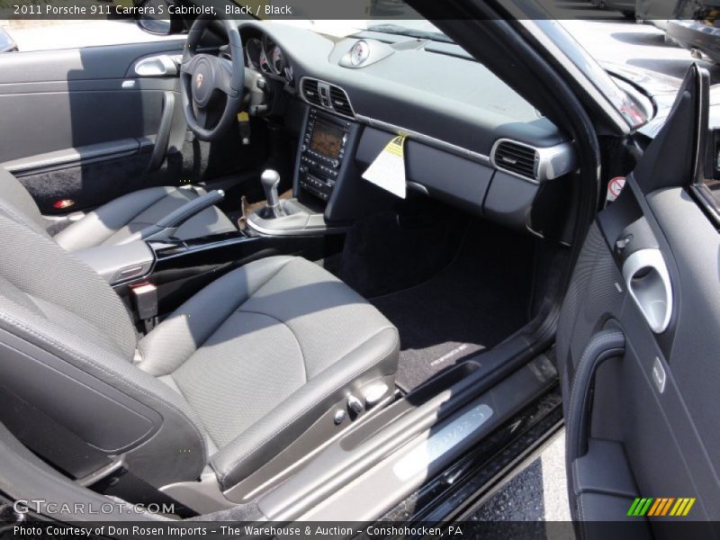 Black / Black 2011 Porsche 911 Carrera S Cabriolet