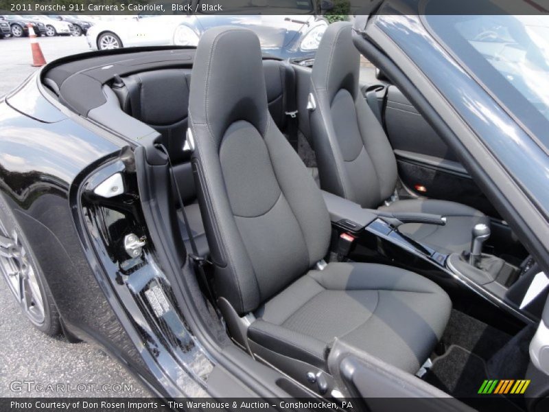  2011 911 Carrera S Cabriolet Black Interior
