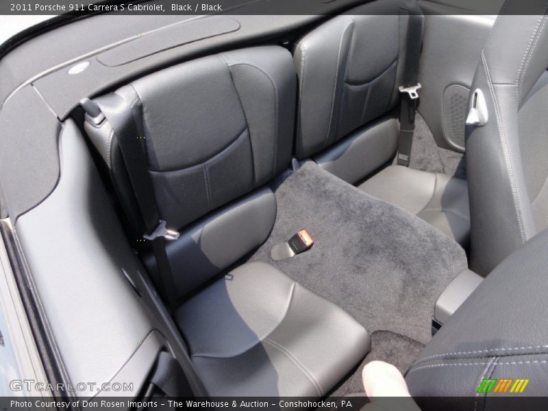  2011 911 Carrera S Cabriolet Black Interior