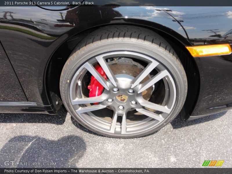 Black / Black 2011 Porsche 911 Carrera S Cabriolet