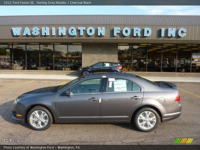 Sterling Grey Metallic / Charcoal Black 2012 Ford Fusion SE