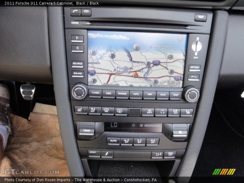 Navigation of 2011 911 Carrera S Cabriolet
