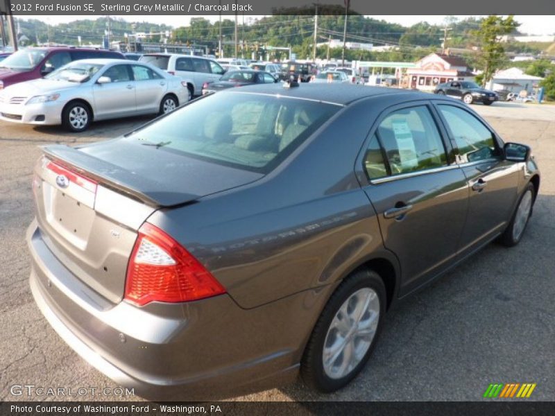 Sterling Grey Metallic / Charcoal Black 2012 Ford Fusion SE