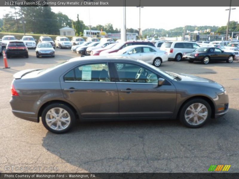 Sterling Grey Metallic / Charcoal Black 2012 Ford Fusion SE