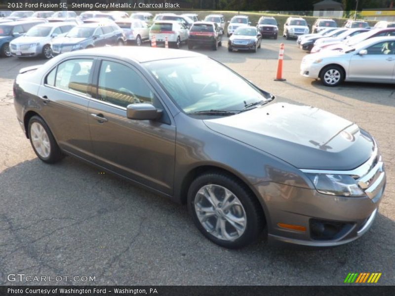Sterling Grey Metallic / Charcoal Black 2012 Ford Fusion SE
