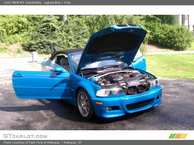 Laguna Blue / Grey 2002 BMW M3 Convertible