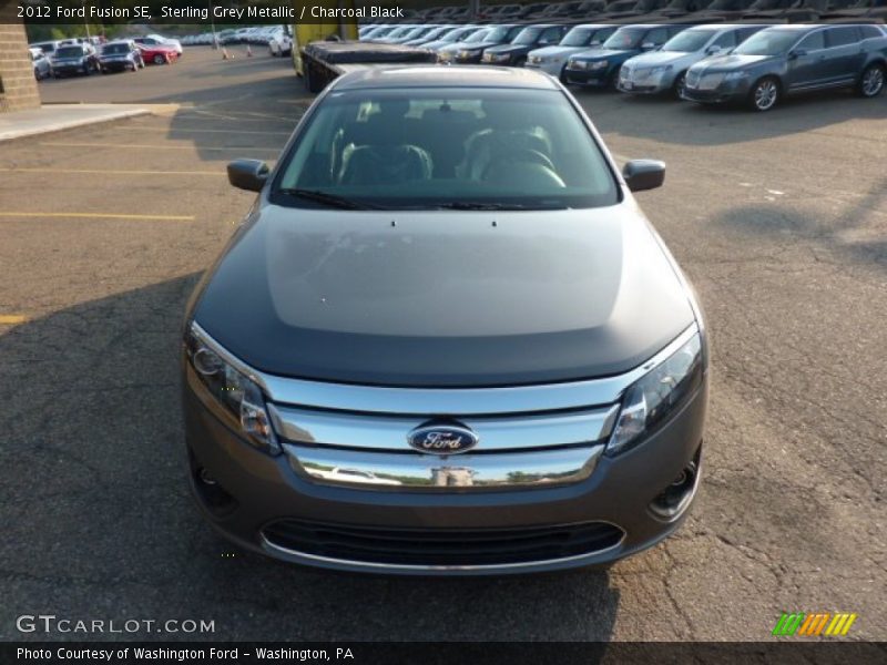 Sterling Grey Metallic / Charcoal Black 2012 Ford Fusion SE