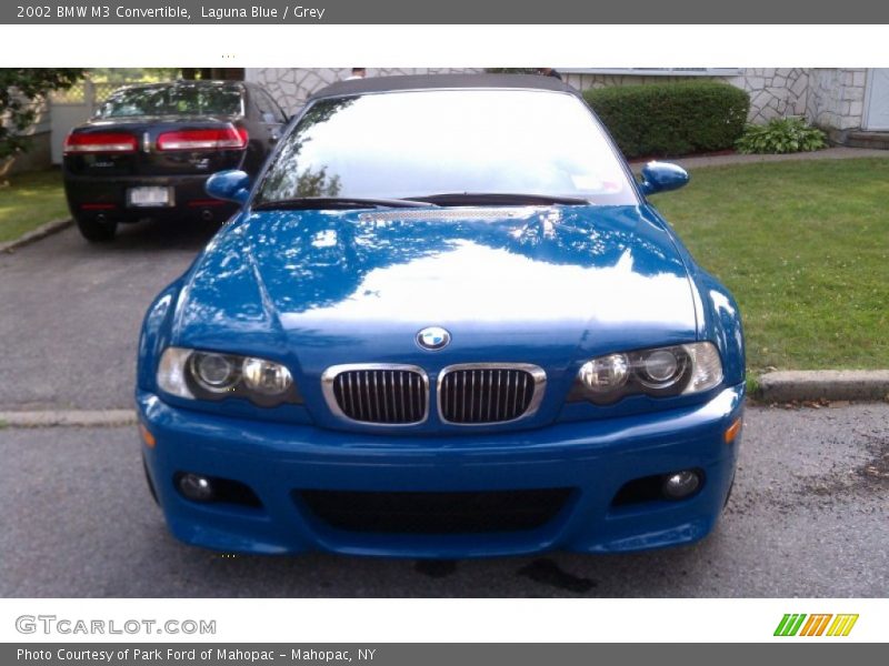 Laguna Blue / Grey 2002 BMW M3 Convertible