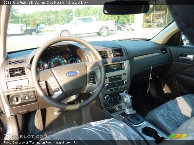 Sterling Grey Metallic / Charcoal Black 2012 Ford Fusion SE