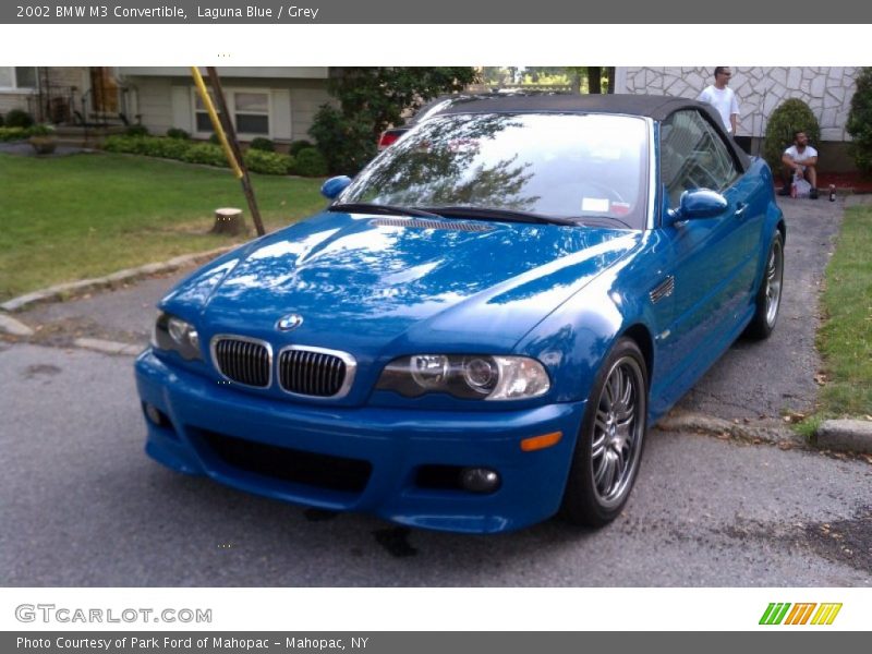 Laguna Blue / Grey 2002 BMW M3 Convertible