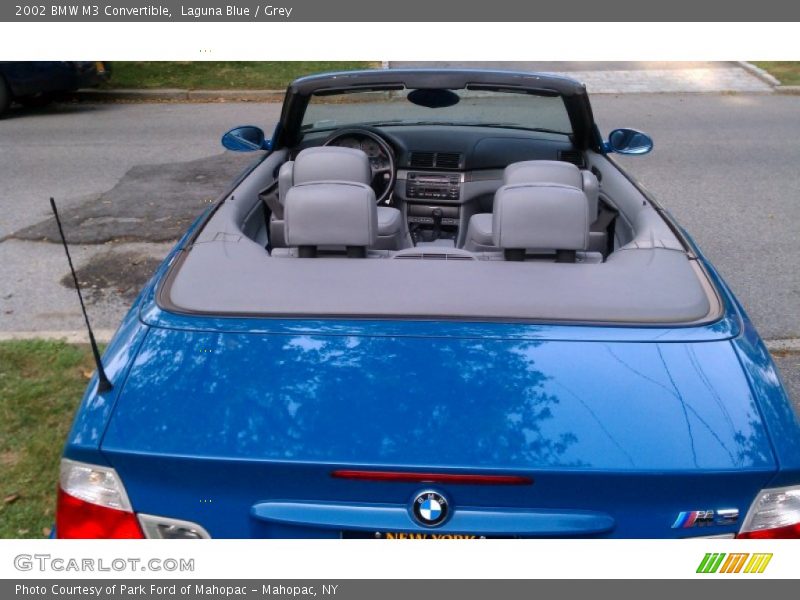 Laguna Blue / Grey 2002 BMW M3 Convertible