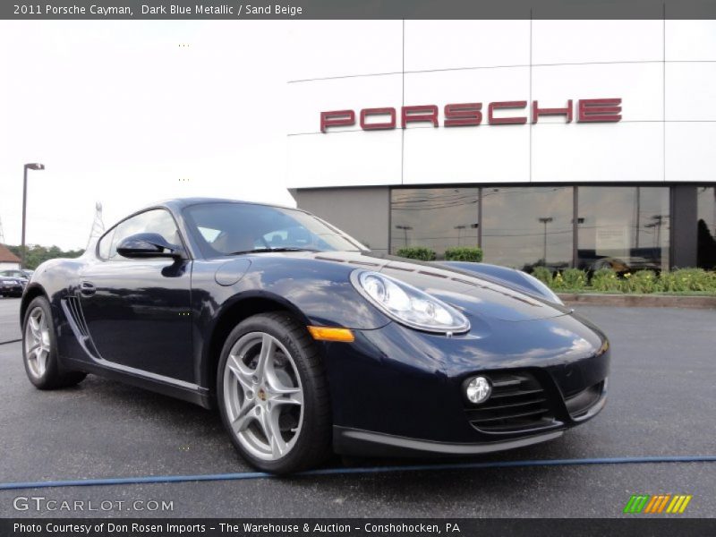 2011 Cayman  Dark Blue Metallic