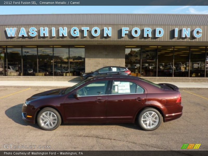 Cinnamon Metallic / Camel 2012 Ford Fusion SEL