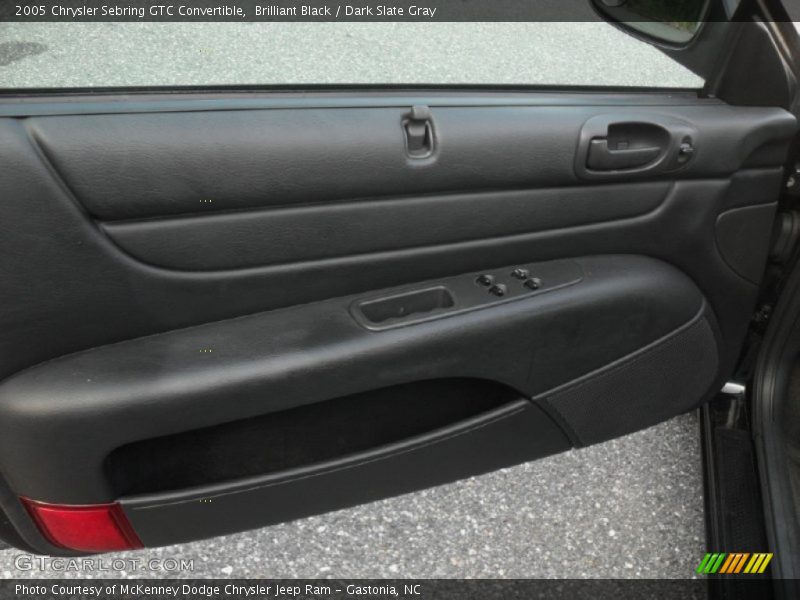 Brilliant Black / Dark Slate Gray 2005 Chrysler Sebring GTC Convertible