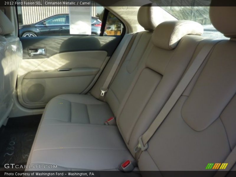  2012 Fusion SEL Camel Interior
