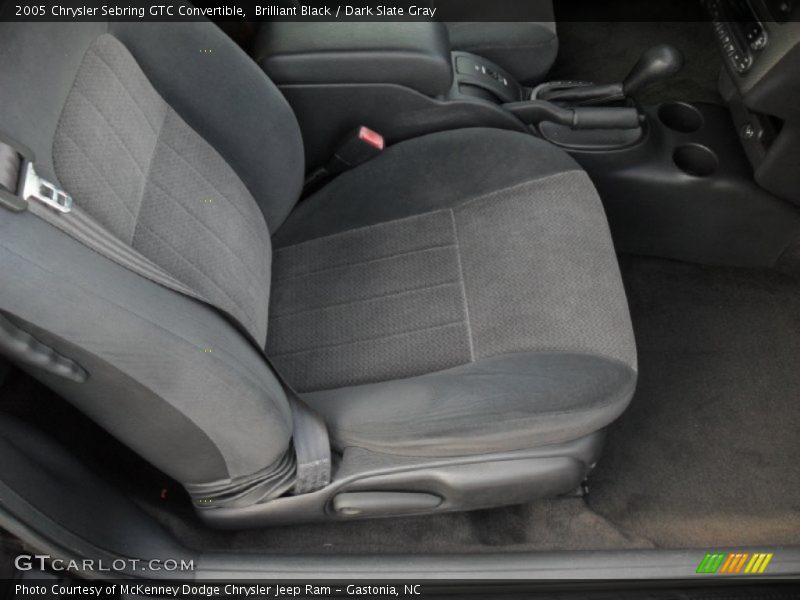 Brilliant Black / Dark Slate Gray 2005 Chrysler Sebring GTC Convertible