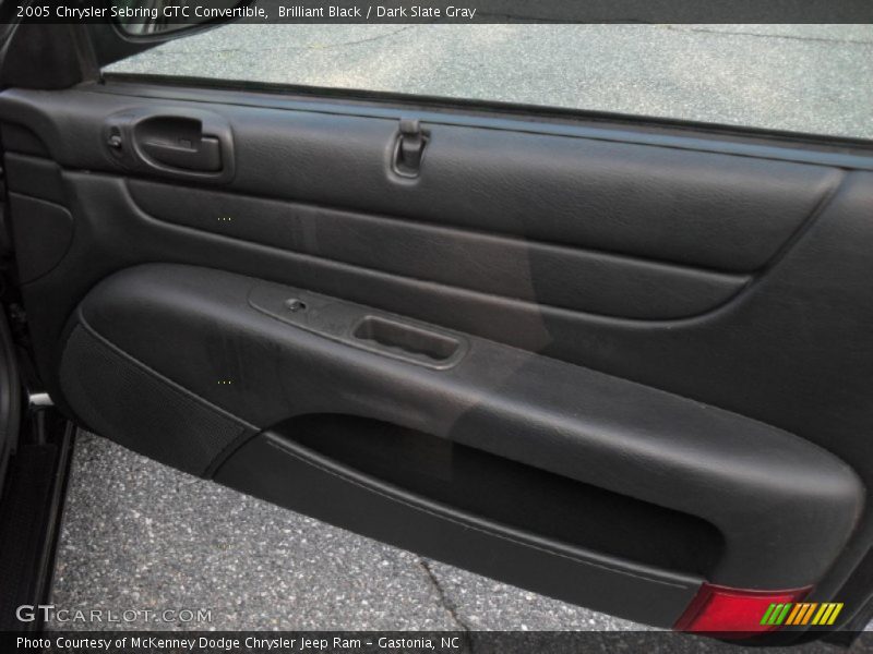 Brilliant Black / Dark Slate Gray 2005 Chrysler Sebring GTC Convertible