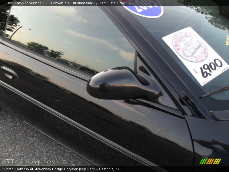 Brilliant Black / Dark Slate Gray 2005 Chrysler Sebring GTC Convertible
