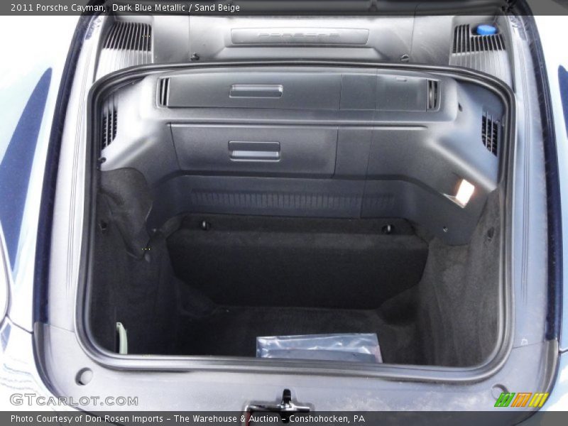  2011 Cayman  Trunk