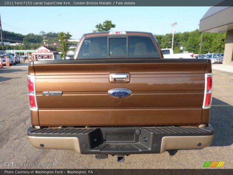 Golden Bronze Metallic / Pale Adobe 2011 Ford F150 Lariat SuperCrew 4x4