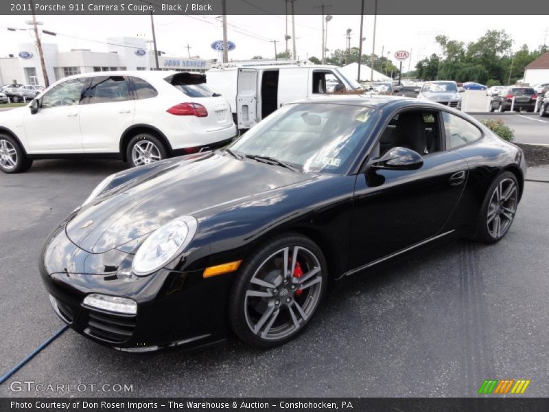 Black / Black 2011 Porsche 911 Carrera S Coupe